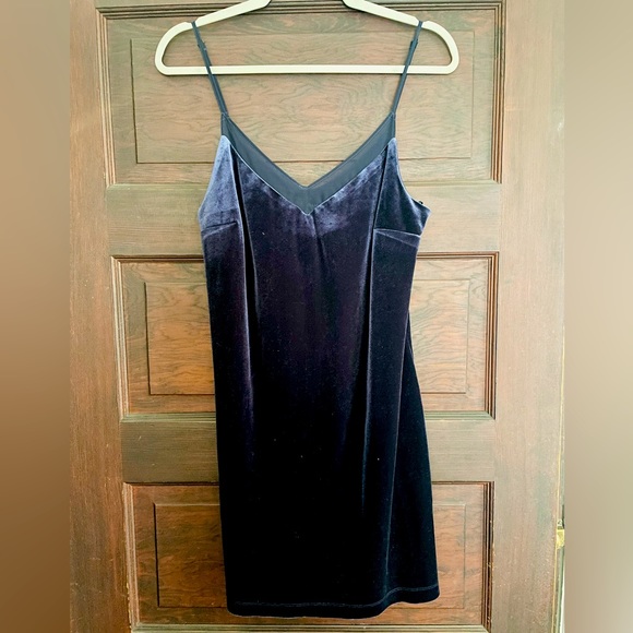 Velvet Slip Dress - Picture 1 of 1
